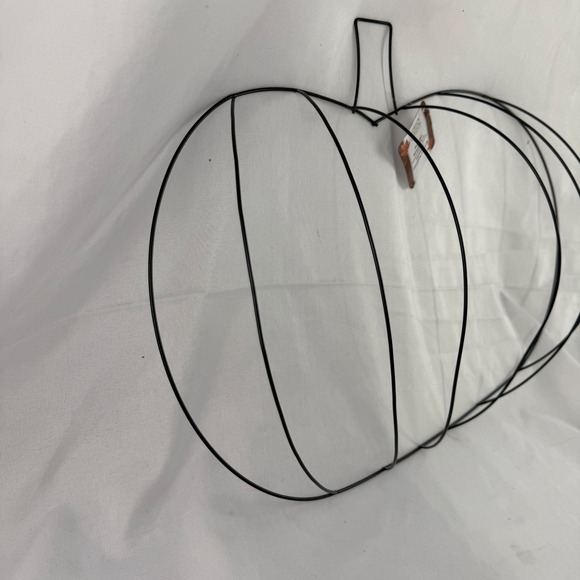 Floral‎ Garden Pumpkin Wreath Form Wire Frame DIY Fall Halloween Decor - Picture 5 of 6